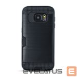 Back panel cover GreenGo Samsung Galaxy S8 Defender Card Case Black