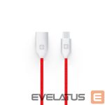 Cable Evelatus - MicroUSB cable EDC04 Red