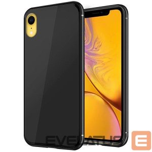 Back panel cover GreenGo Apple iPhone XR GLASS Case Black