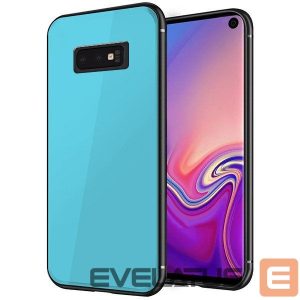 Back panel cover GreenGo Samsung Galaxy S10E GLASS Case Blue