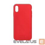 Back panel cover Evelatus Apple iPhone X Nano Silicone Case Soft Touch TPU Red