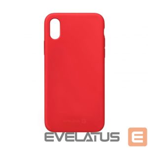 Back panel cover Evelatus Apple iPhone X Nano Silicone Case Soft Touch TPU Red