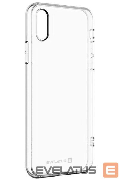 Back panel cover Evelatus Samsung A10 Silicon Case Transparent