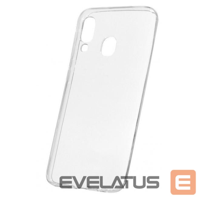 Back panel cover Evelatus Samsung A40 Silicon Case Transparent