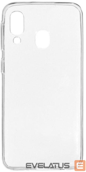 Back panel cover Evelatus Samsung A40 Silicon Case Transparent
