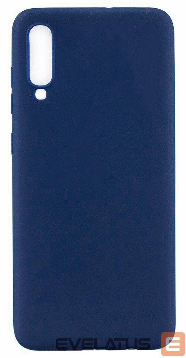 Back panel cover Evelatus Samsung A70 Silicon Case Dark Blue