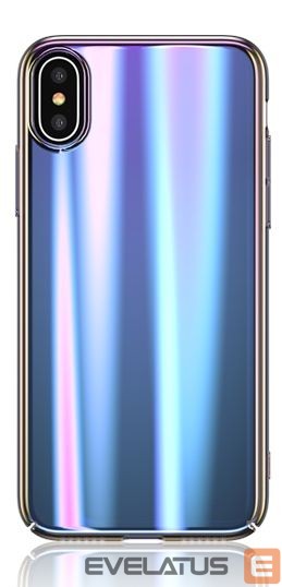 Back panel cover USAMS Apple iPhone X/XS Sanz Hard Case Blue