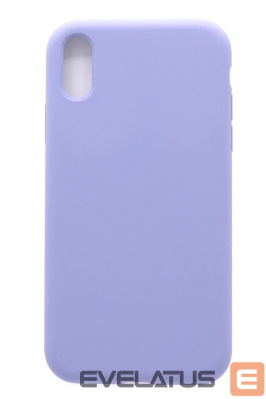 Back panel cover Evelatus Apple iPhone XR Premium Soft Touch Silicone Case Lavender
