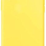 Back panel cover Evelatus Apple iPhone XR Premium Soft Touch Silicone Case Light Yellow