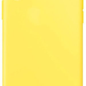 Back panel cover Evelatus Apple iPhone XR Premium Soft Touch Silicone Case Light Yellow