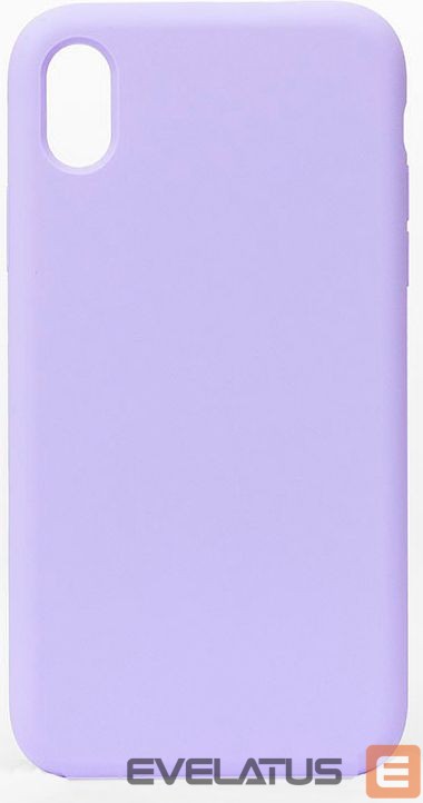 Back panel cover Evelatus Apple iPhone XR Premium Soft Touch Silicone Case Lilac Purple