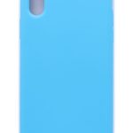Back panel cover Evelatus Apple iPhone XR Premium Soft Touch Silicone Case Sky Blue