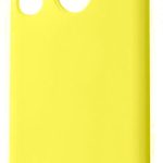 Back panel cover Evelatus Huawei P30 Lite Premium Soft Touch Silicone Case Light Yellow
