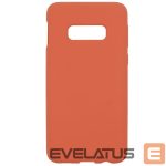 Back panel cover Evelatus Samsung Galaxy S10e Premium Soft Touch Silicone Case Nectarine