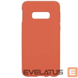 Back panel cover Evelatus Samsung Galaxy S10e Premium Soft Touch Silicone Case Nectarine