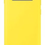 Back panel cover Evelatus Samsung Galaxy S10e Premium Soft Touch Silicone Case Light Yellow