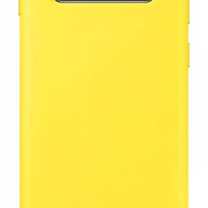 Back panel cover Evelatus Samsung Galaxy S10e Premium Soft Touch Silicone Case Light Yellow