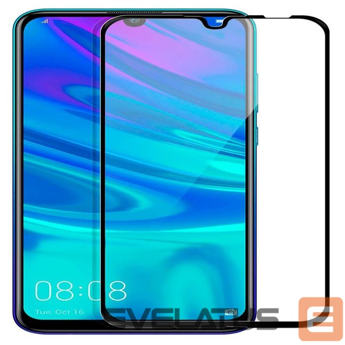 Protective glass Evelatus Huawei Honor 10 Lite 2.5D Full Cover Japan Glue Glass Anti-Static