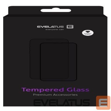 Protective glass Evelatus Huawei P smart PLUS 2019 2.5D Full Cover Japan Glue Glass Anti-Static