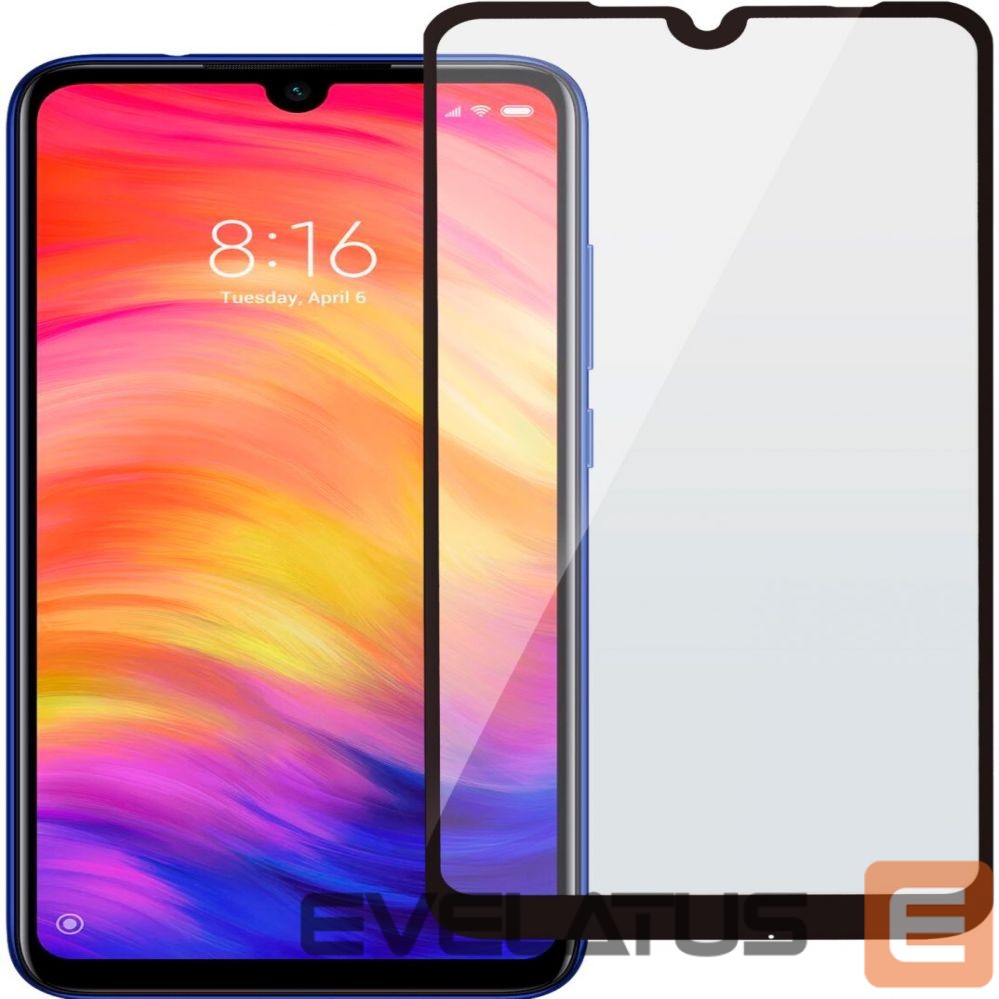 Protective glass Evelatus Xiaomi Redmi 7 2.5D Full Cover Japan Glue Glass Anti-Static