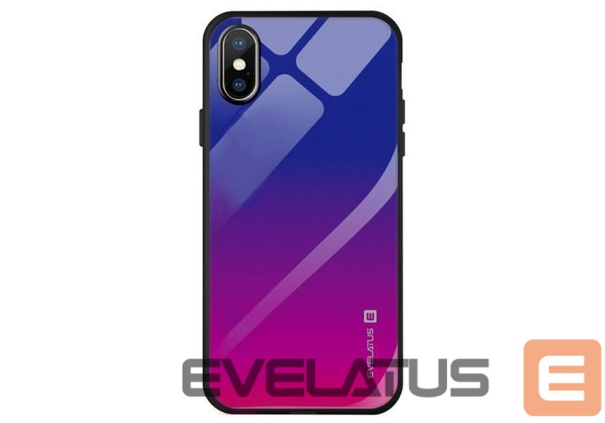 Back panel cover Evelatus Apple iPhone X/Xs Gradient Glass Case 4 Mystery