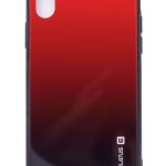 Back panel cover Evelatus Apple iPhone X/Xs Gradient Glass Case 5 Passion