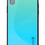 Back panel cover Evelatus Apple iPhone X/Xs Gradient Glass Case 6 Lagoon
