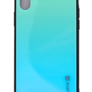 Back panel cover Evelatus Apple iPhone X/Xs Gradient Glass Case 6 Lagoon