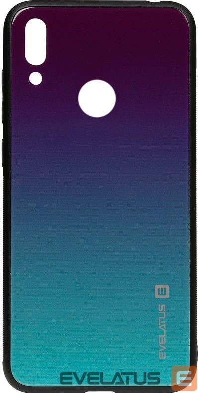 Back panel cover Evelatus Huawei Y7 2019 Gradient Glass Case 3 Under Water
