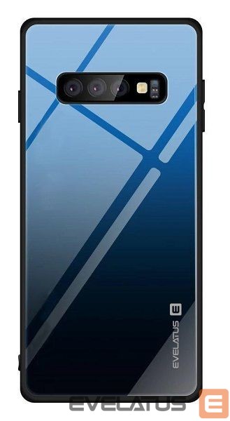 Back panel cover Evelatus Samsung A20 Gradient Glass Case 7 Sea Depth
