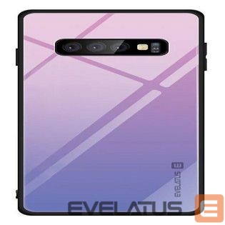 Back panel cover Evelatus Samsung Galaxy A7 2018 Gradient Glass Case 2 Bubble Gum