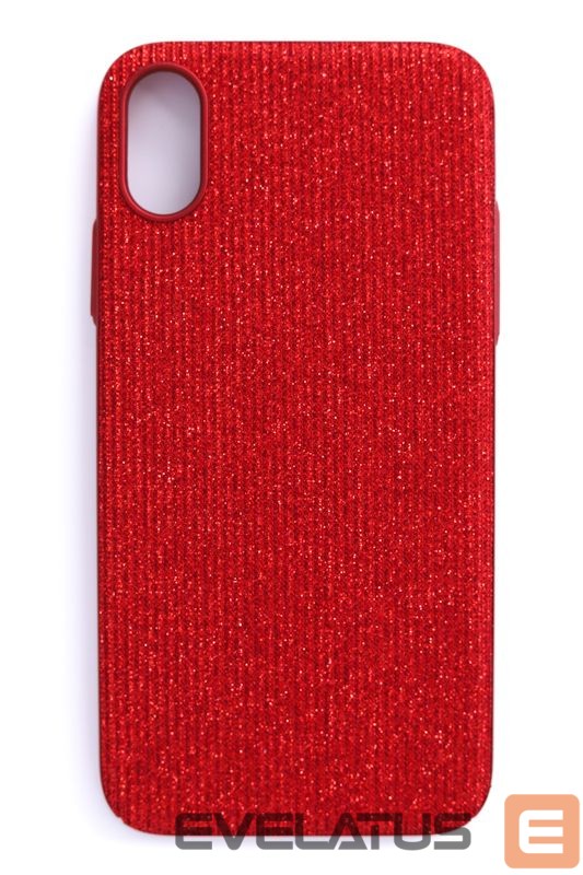 Back panel cover Evelatus Apple iPhone X Starnight Red