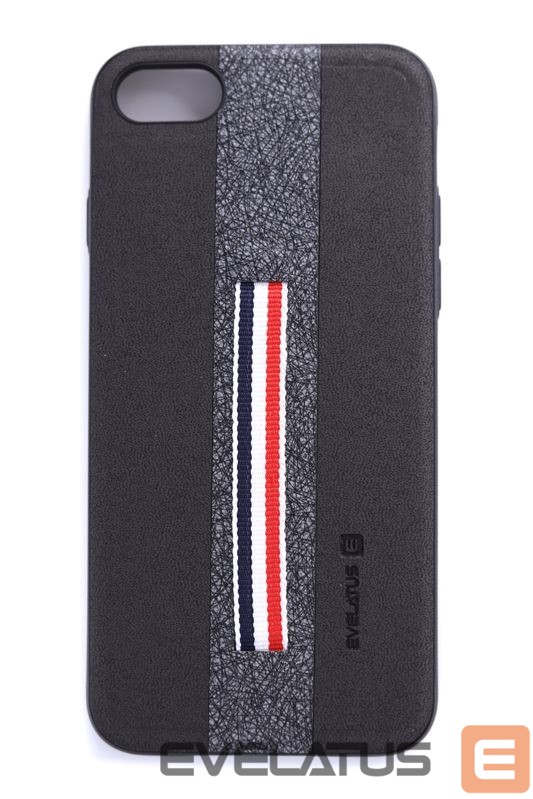 Back panel cover Evelatus Apple Iphone 7/8/SE2020/SE2022 Dazzel Black