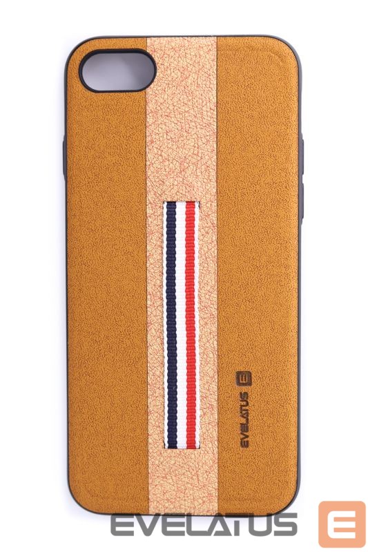 Back panel cover Evelatus Apple Iphone 7/8/SE2020/SE2022 Dazzel Brown