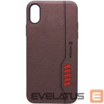 Back panel cover Evelatus Apple iPhone X Shooter Brown