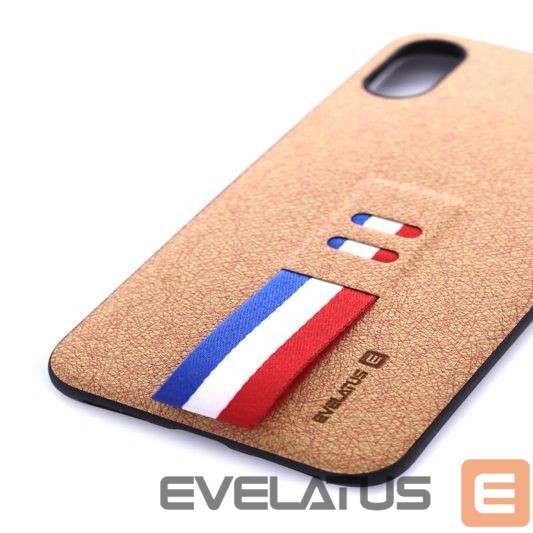 Back panel cover Evelatus Apple iPhone X Free Gold
