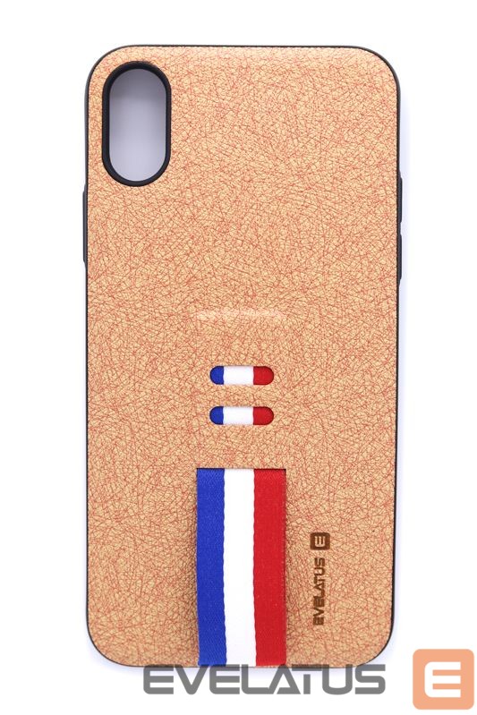 Back panel cover Evelatus Apple iPhone X Free Gold