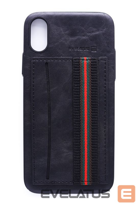 Back panel cover Evelatus Apple iPhone X Cubit Plastic Black