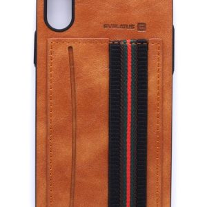Back panel cover Evelatus Apple iPhone X Cubit Brown