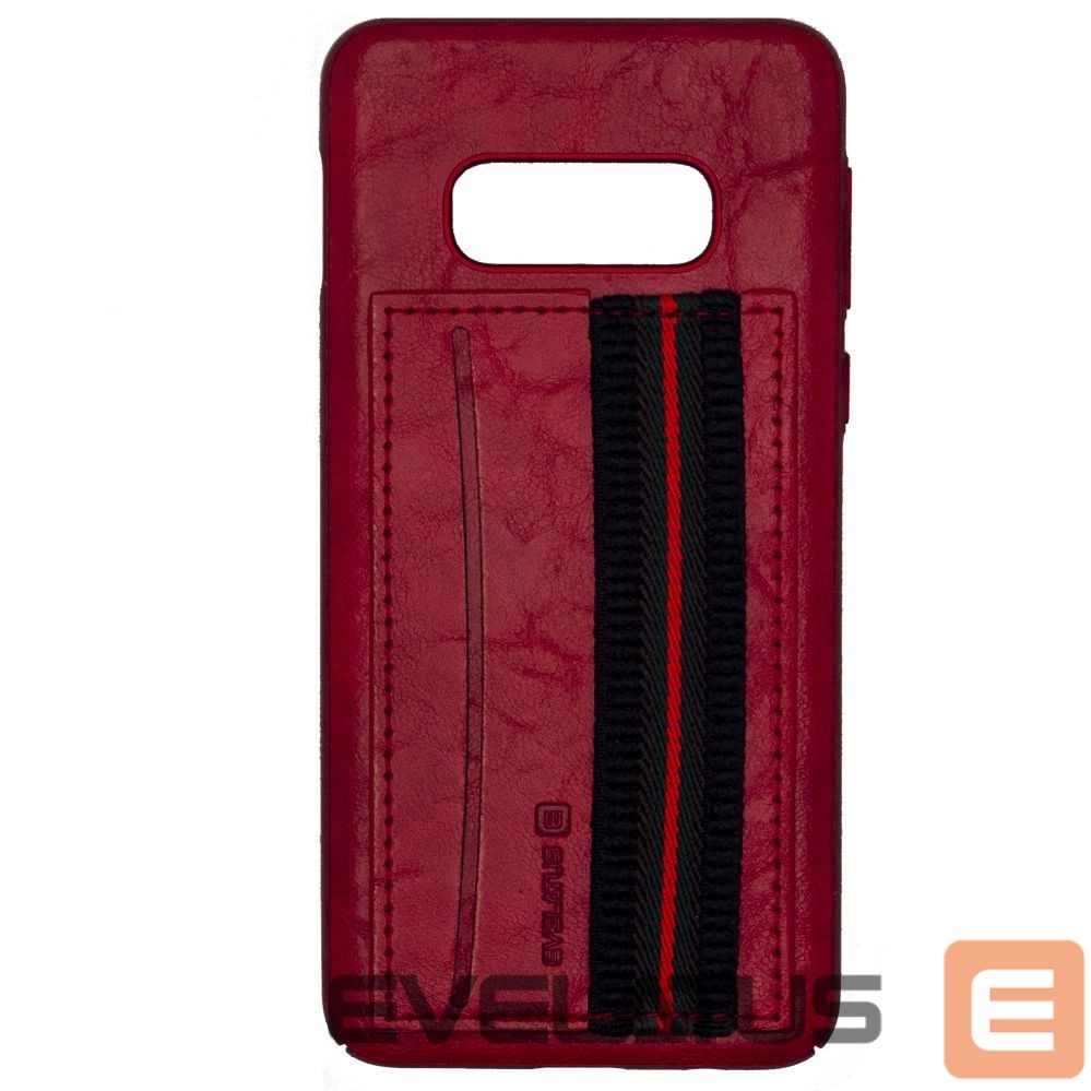 Back panel cover Evelatus Samsung S10e Cubit Plastic Red