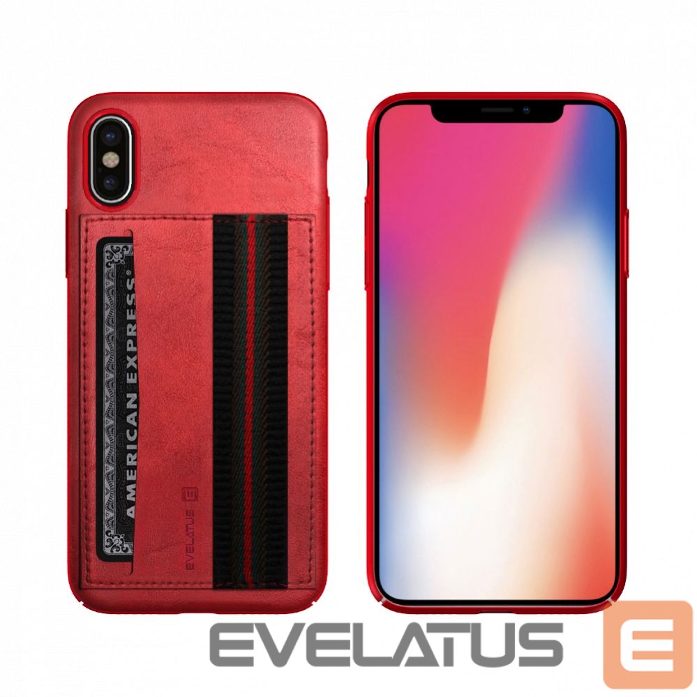 Back panel cover Evelatus Samsung S10e Cubit Plastic Red