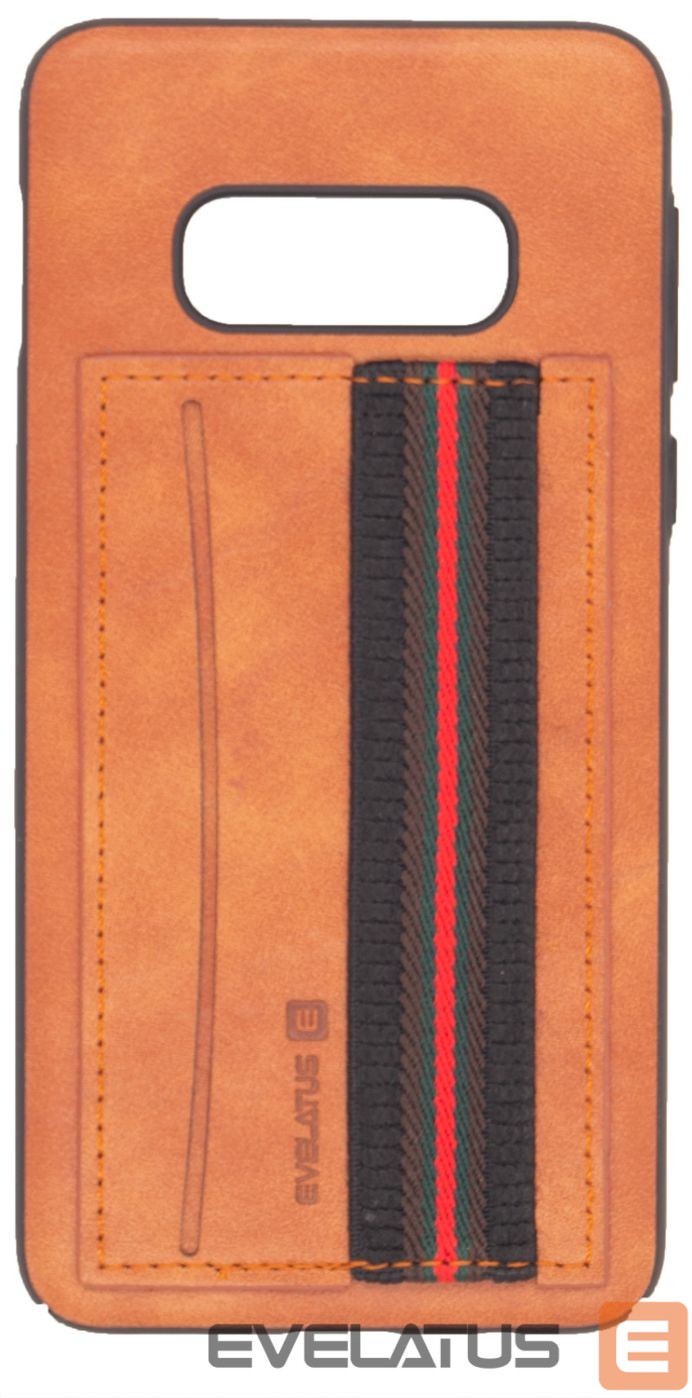 Back panel cover Evelatus Samsung S10e Cubit Plastic Brown
