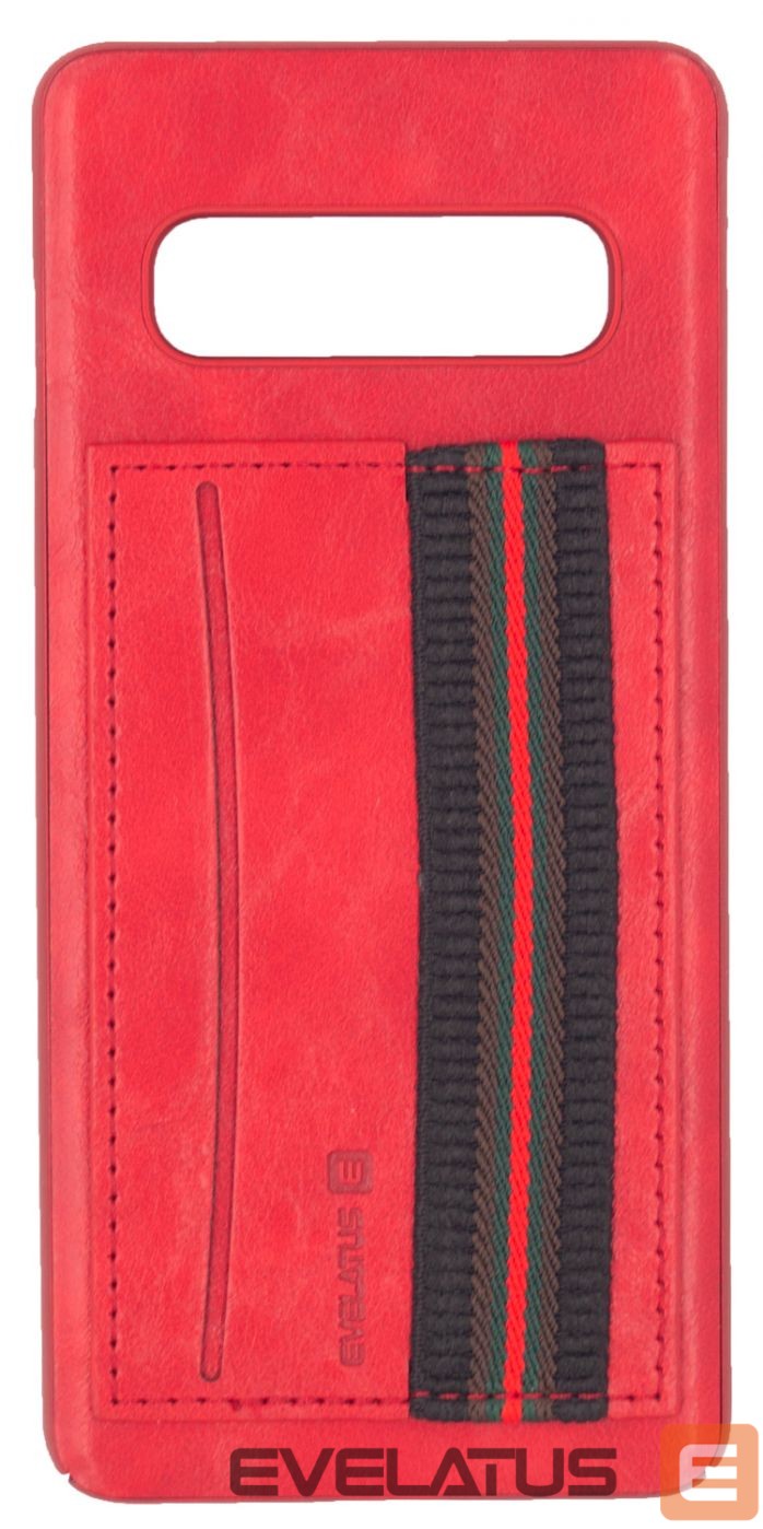 Back panel cover Evelatus Samsung Galaxy S10 Cubit Plastic Red
