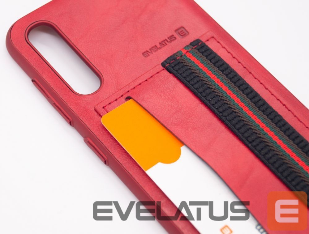Back panel cover Evelatus Samsung Galaxy A50 Cubit Plastic Red