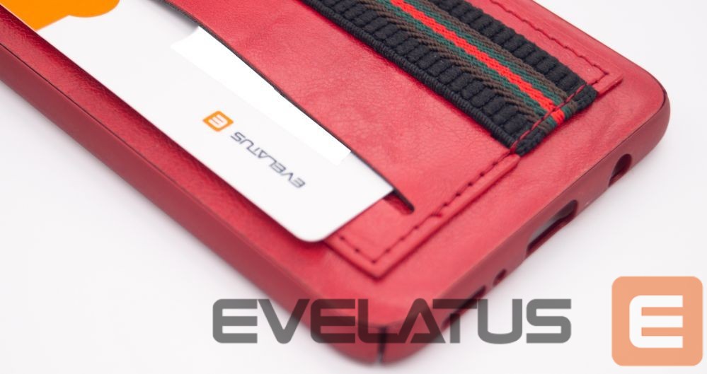 Back panel cover Evelatus Samsung Galaxy A50 Cubit Plastic Red