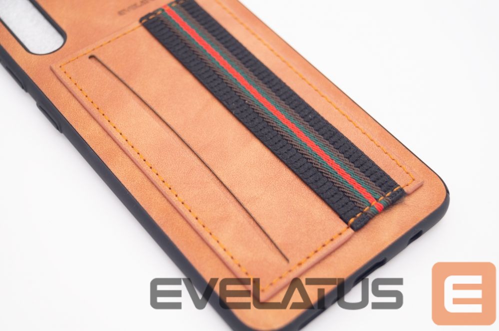 Back panel cover Evelatus Samsung A50 Cubit Plastic Brown