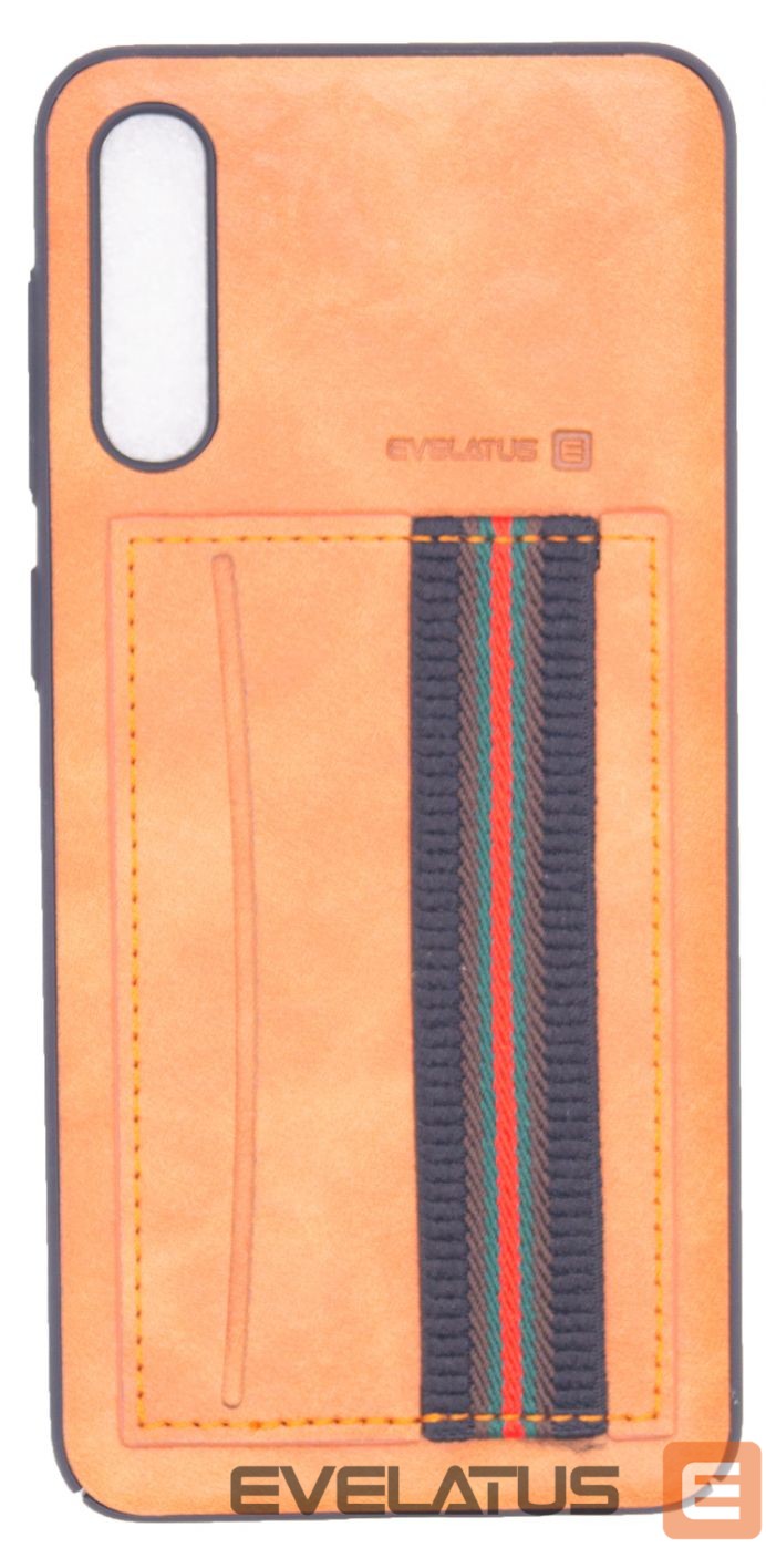 Back panel cover Evelatus Samsung A50 Cubit Plastic Brown