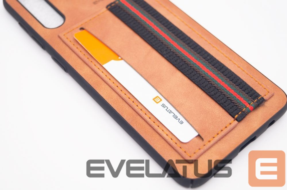Back panel cover Evelatus Samsung A50 Cubit Plastic Brown