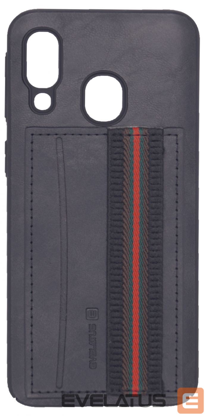 Back panel cover Evelatus Samsung A40 Cubit Plastic Black