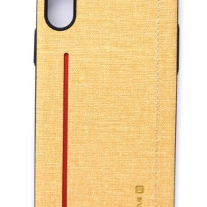 Back panel cover Evelatus Apple iPhone X 6127 Yellow